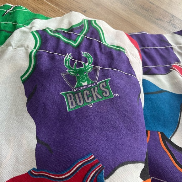 Vintage 90s NBA Valance Curtain Jerseys - Picture 11 of 16